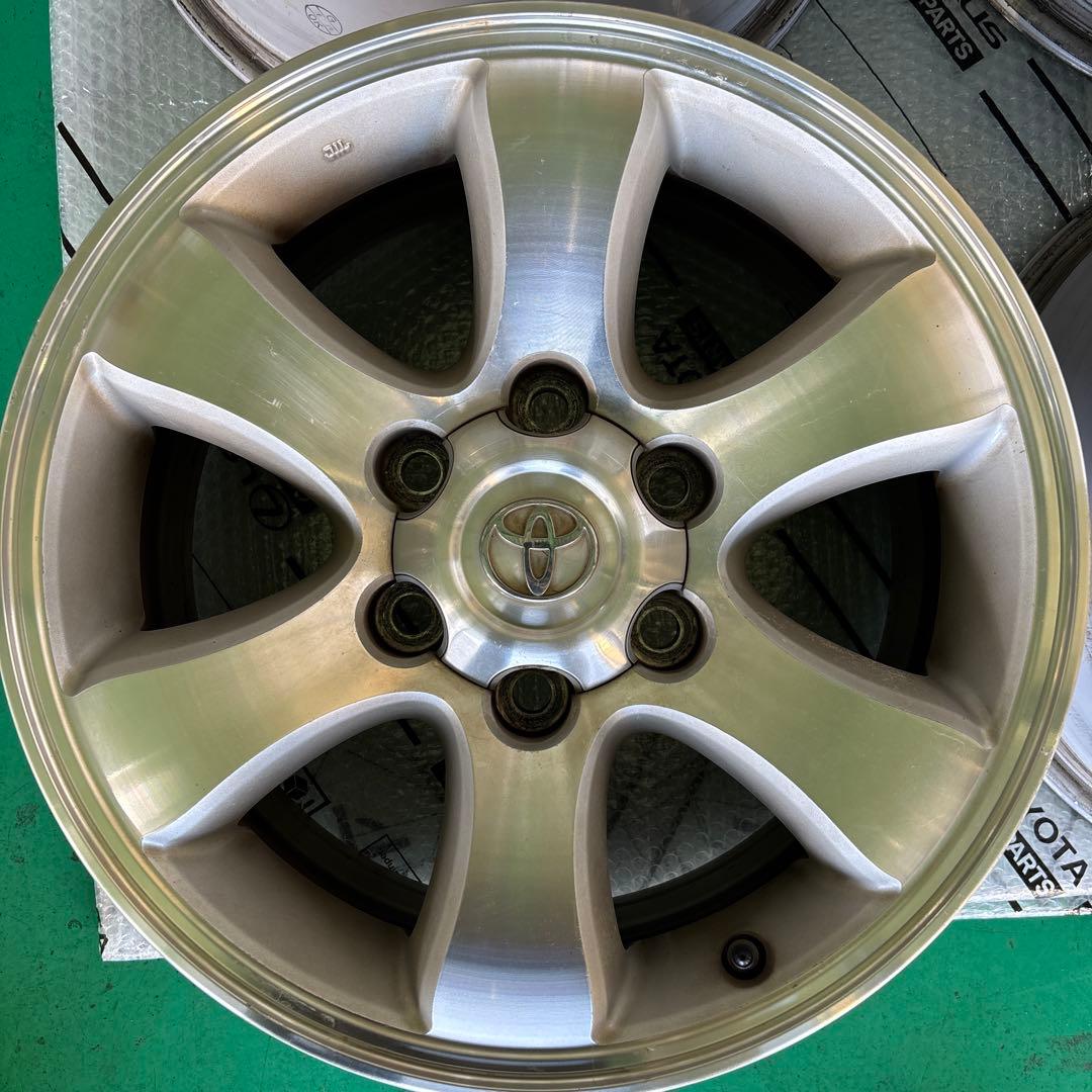 プラド120系17インチ 純正ホイールセット