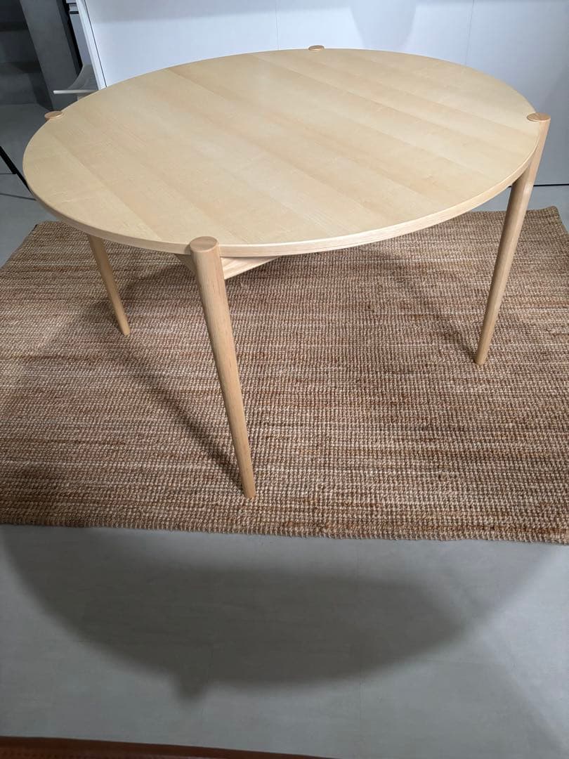 さらにお値下げ‼️IDEEダイニングラウンドテーブル　美品！