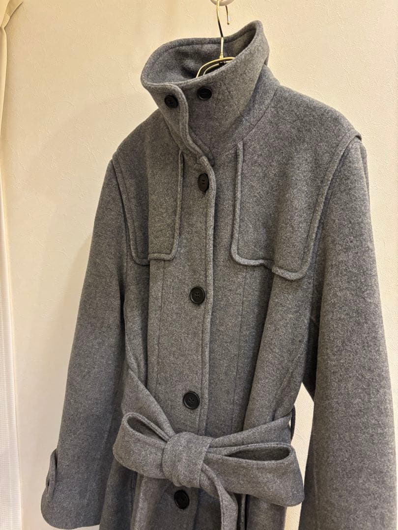 ミラオーウェン　コート　ウール　ロングリバーコート　チェスター　トレンチ