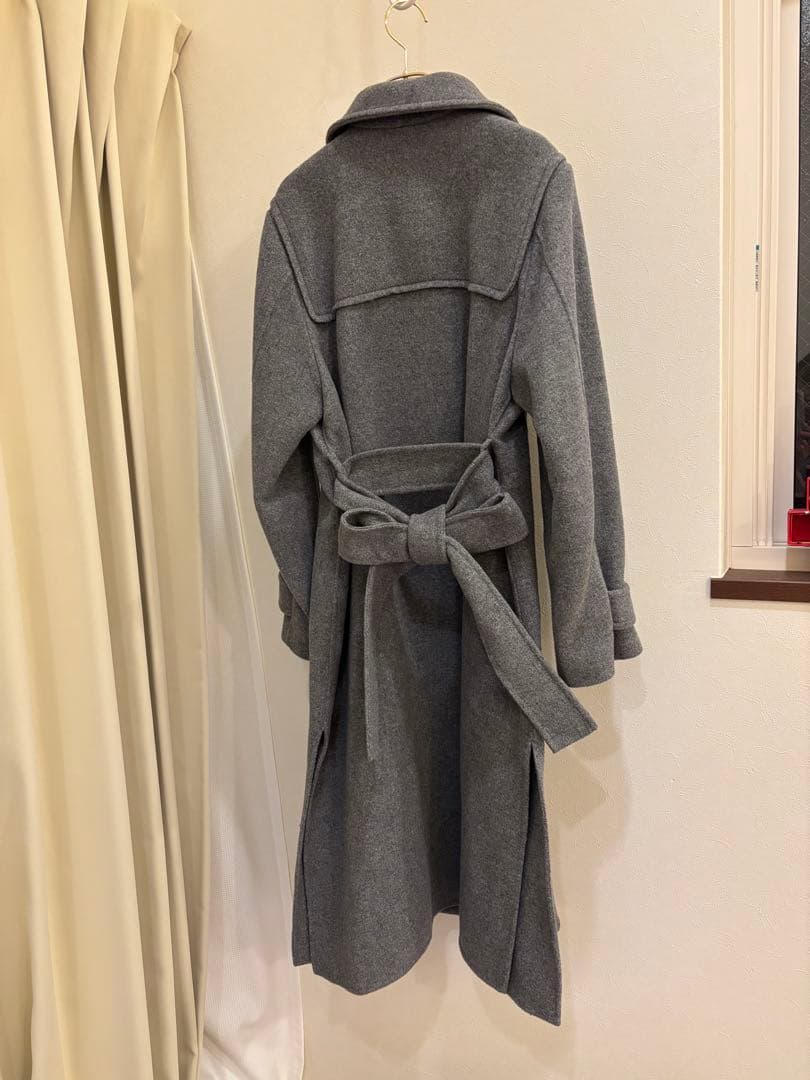 ミラオーウェン　コート　ウール　ロングリバーコート　チェスター　トレンチ