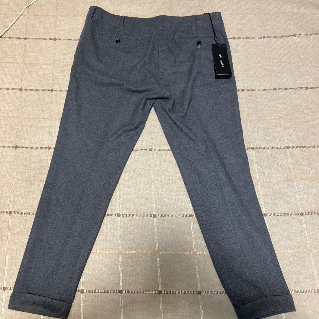 1PIU1UGUALE3 リブテーパードスラックスパンツ サイズ7
