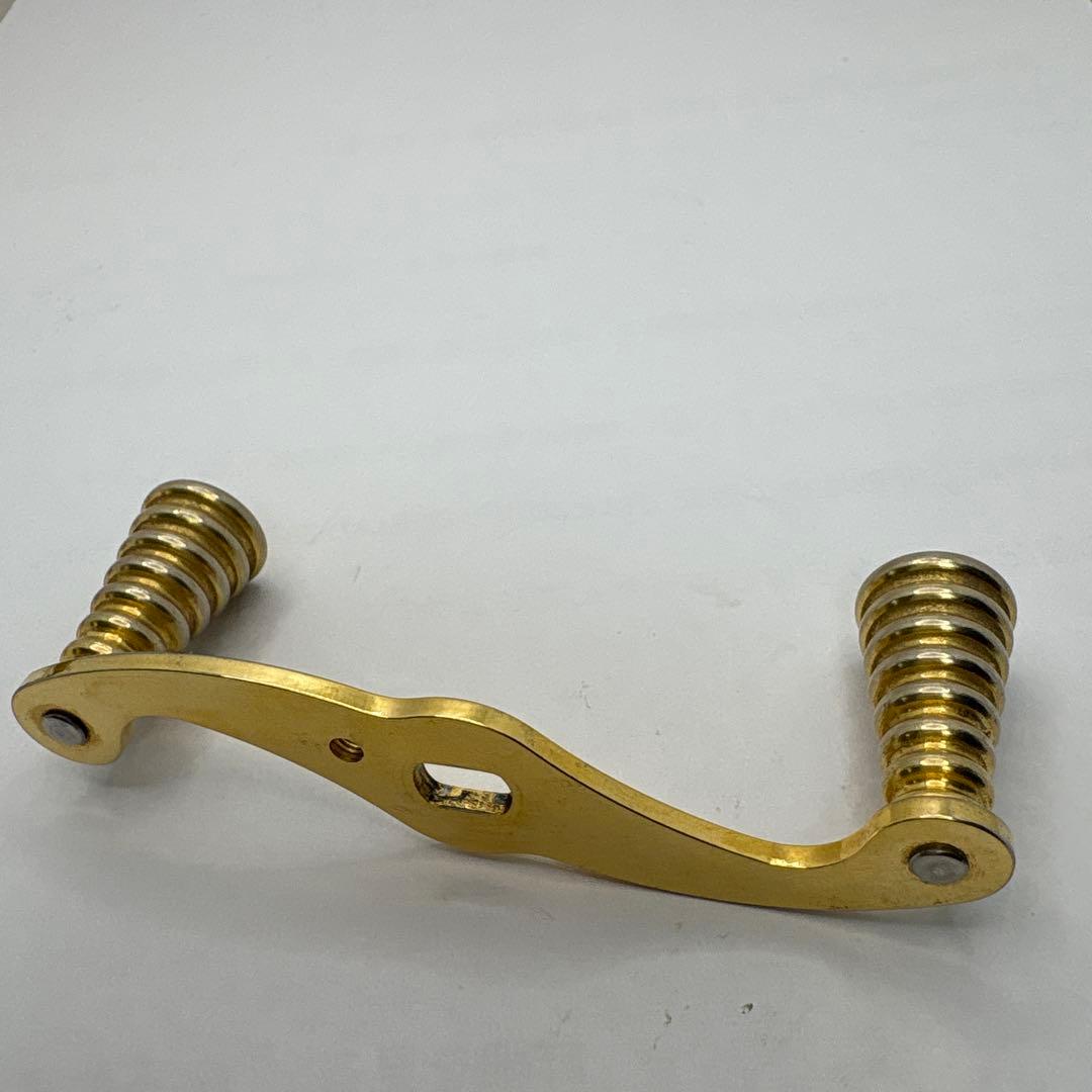 と*ま様 ベイトリールハンドル セット シルバー ゴールド