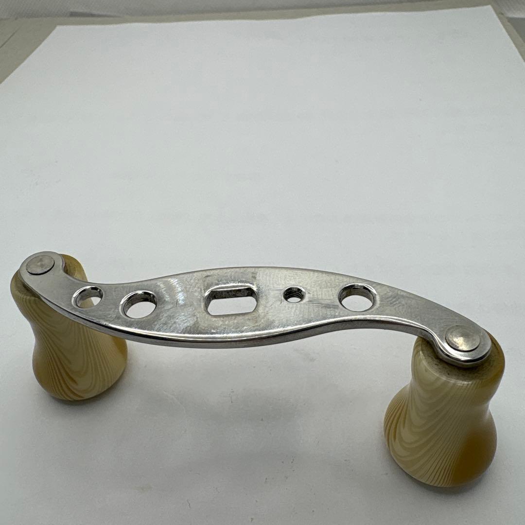 と*ま様 ベイトリールハンドル セット シルバー ゴールド