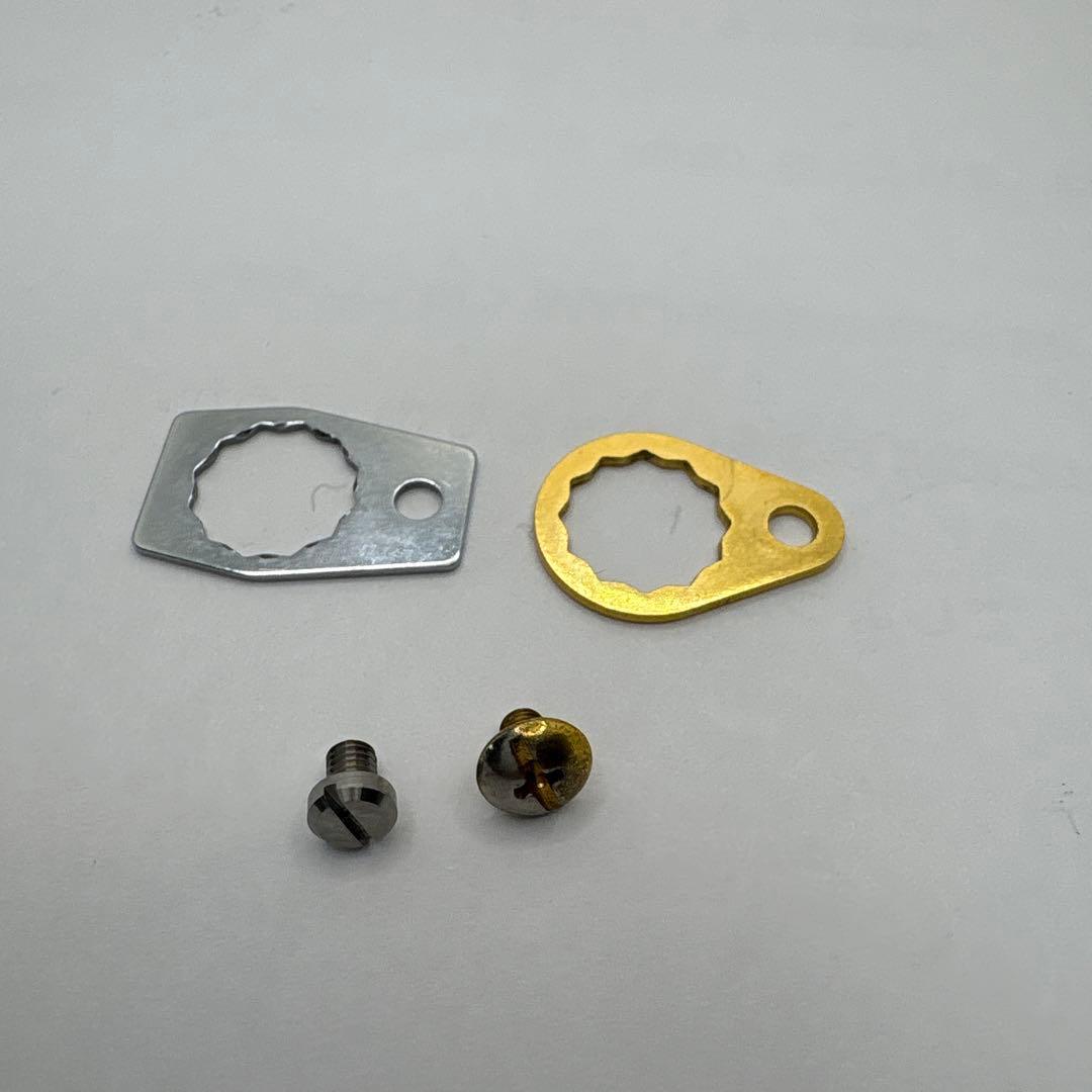 と*ま様 ベイトリールハンドル セット シルバー ゴールド