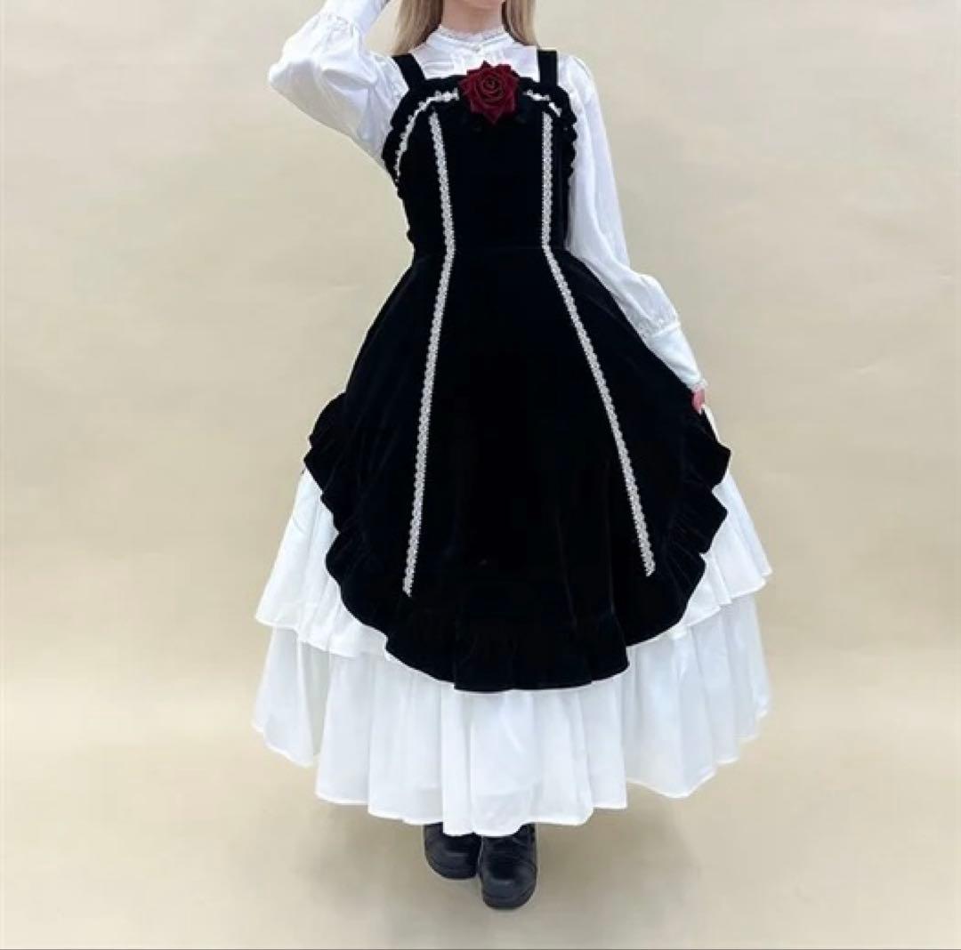 タグ付き新品 Chalmiere ウィンタージャンパースカート