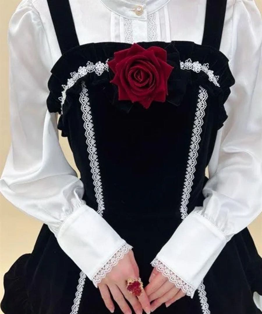 タグ付き新品 Chalmiere ウィンタージャンパースカート