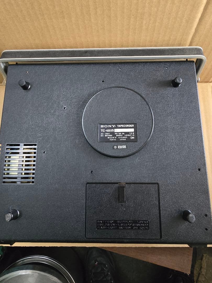 昭和レトロ　SONYTC-4805 オープンリールテープレコーダ