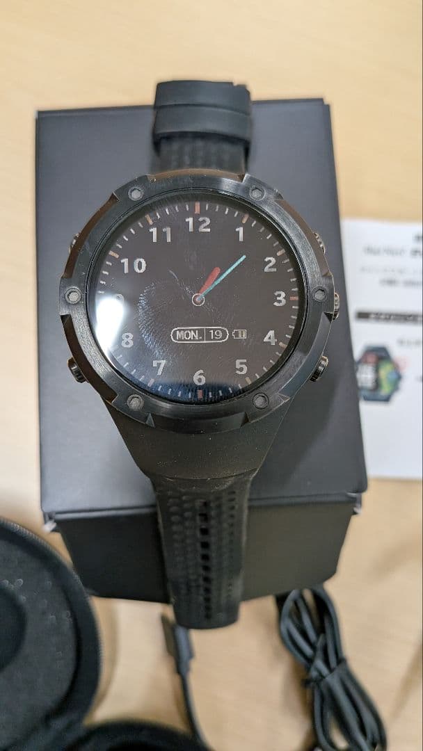 GPSナビ付き腕時計 ブラック　Shot Navi Evolva