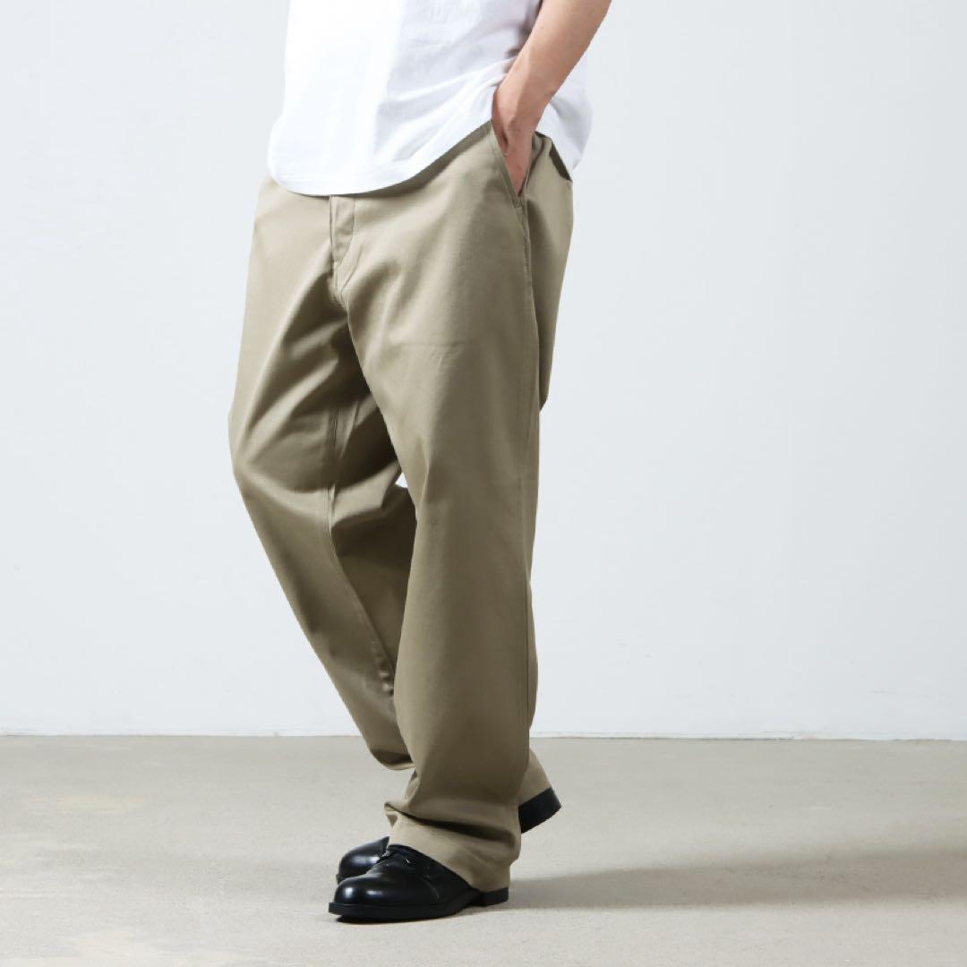 COMOLI コモリ　コットンチノ　オーバーパンツ　チノパン