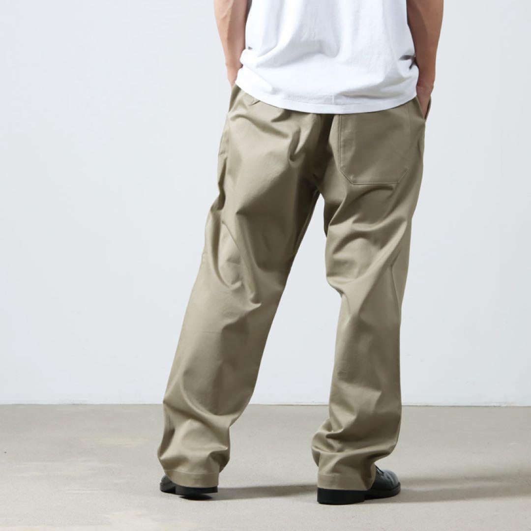 COMOLI コモリ　コットンチノ　オーバーパンツ　チノパン