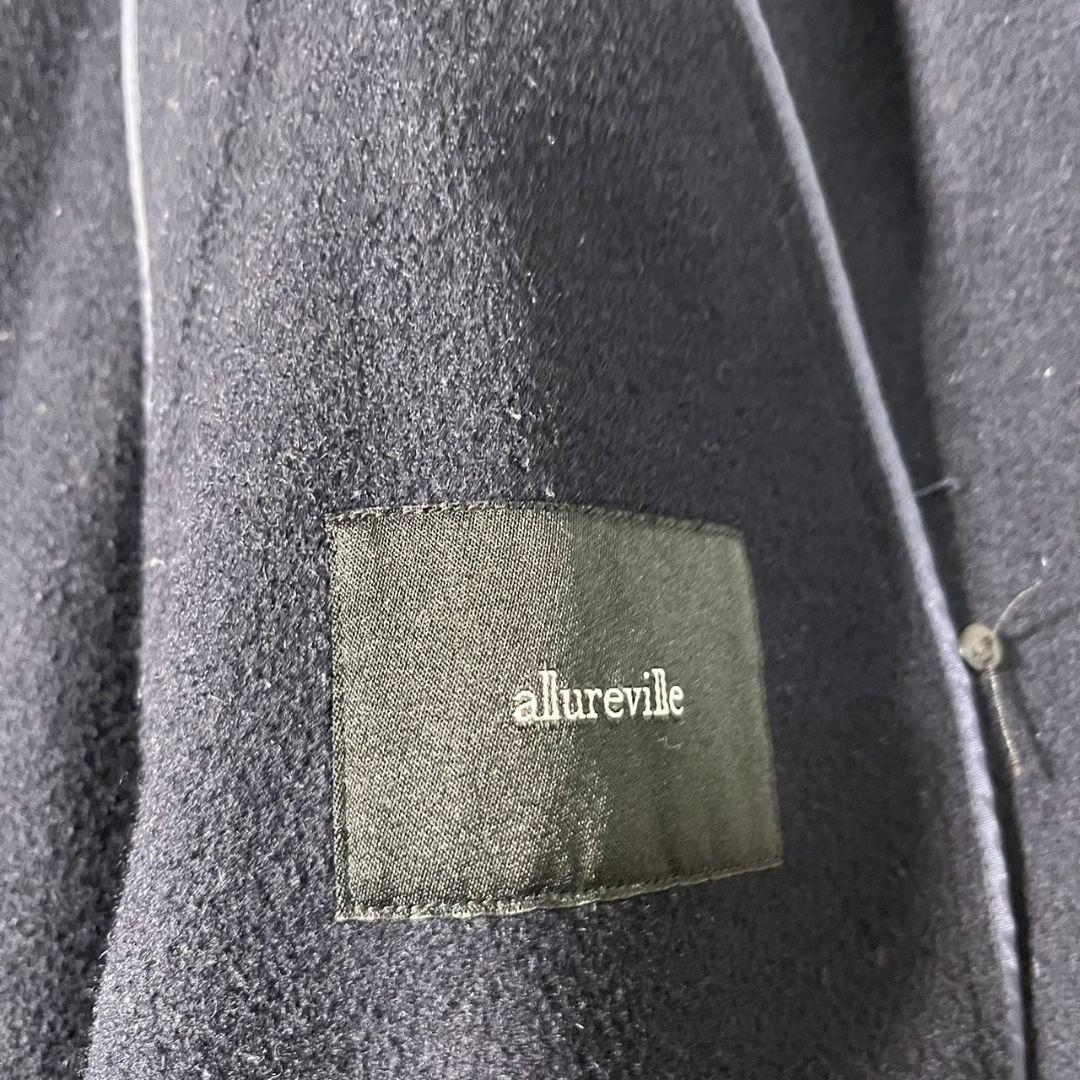 [美品]allureville ダブルチェスターコート カシミヤ混ダブルフェイス