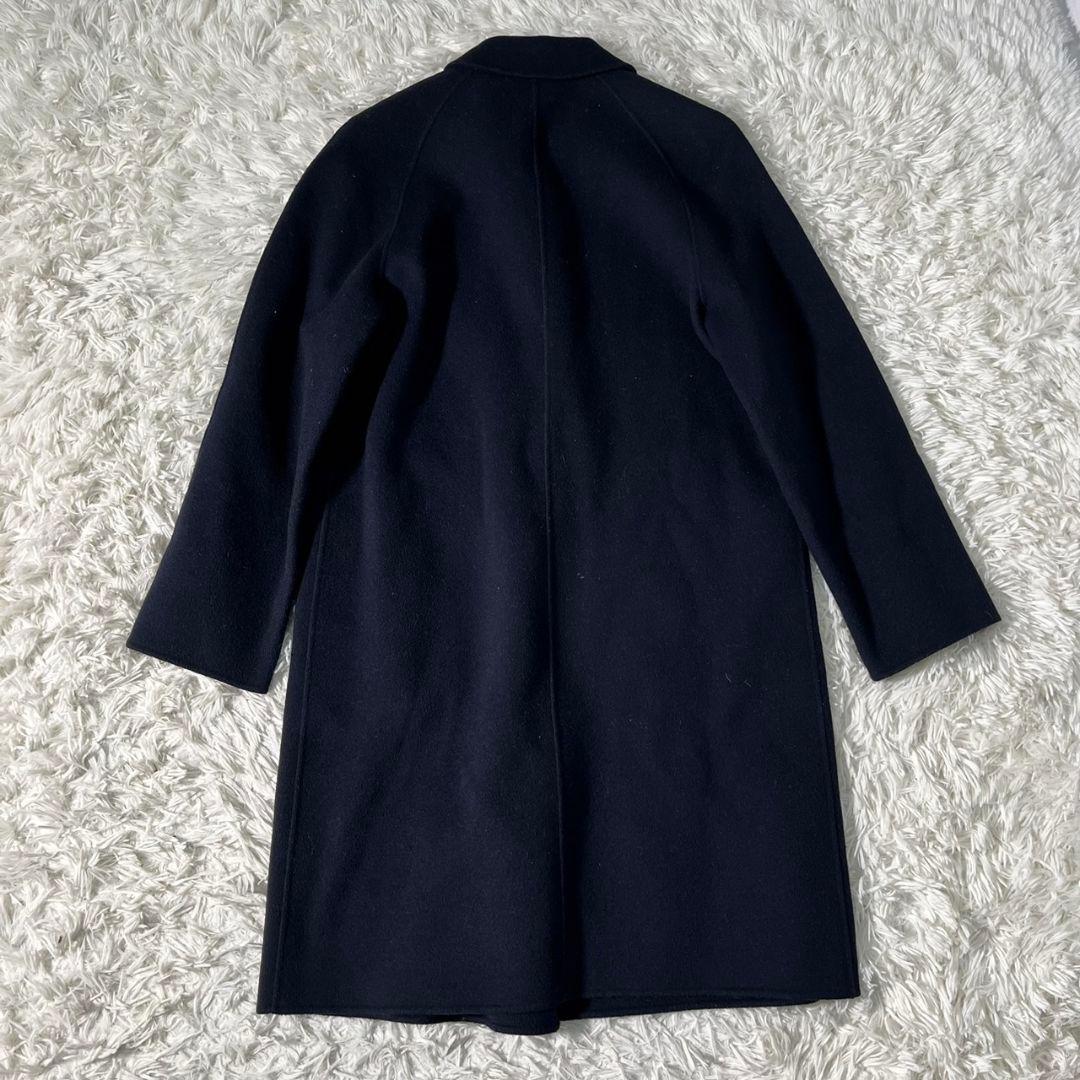 [美品]allureville ダブルチェスターコート カシミヤ混ダブルフェイス