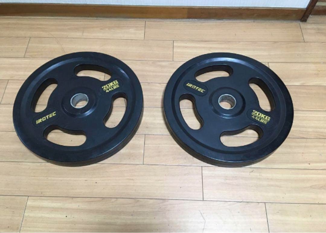 ②アイロテックIROTEC プレート20kg x 1枚穴径50mm(同時購入)