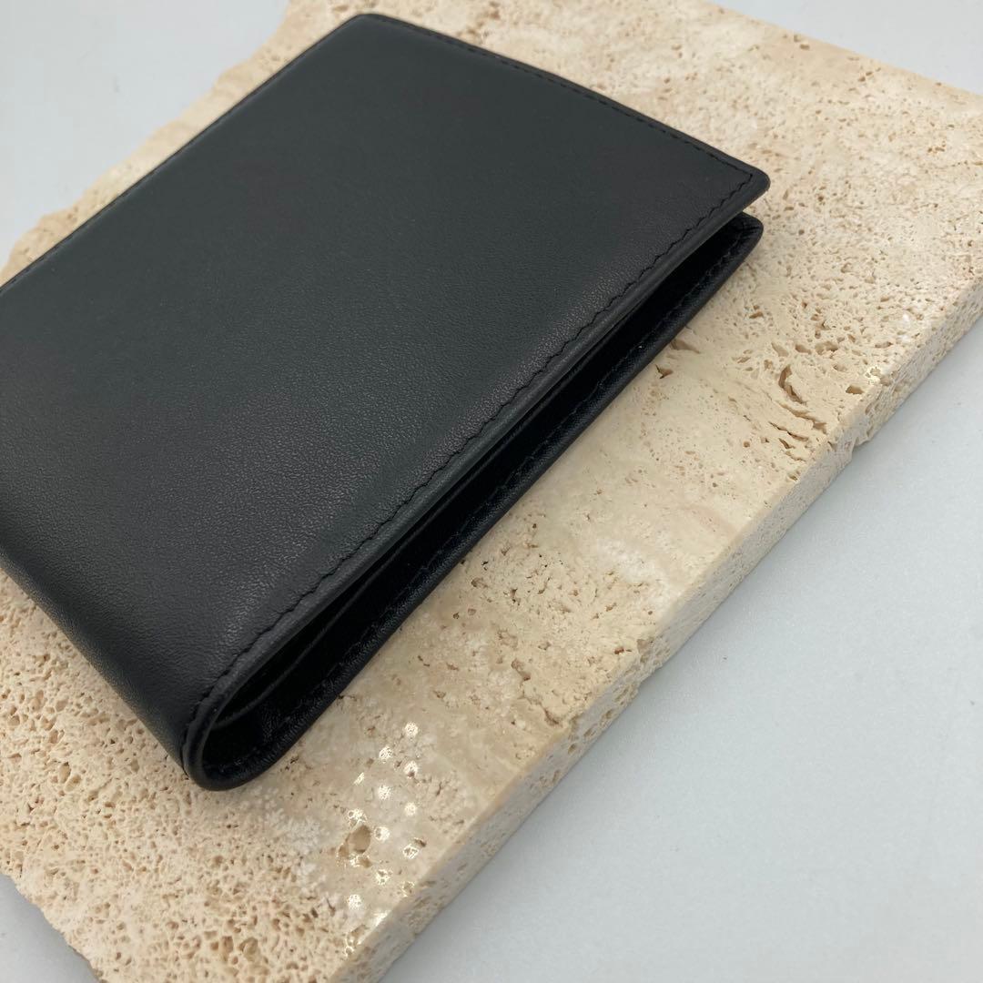 ！極美品！　モンブラン　折り財布　レザー　ブラック
