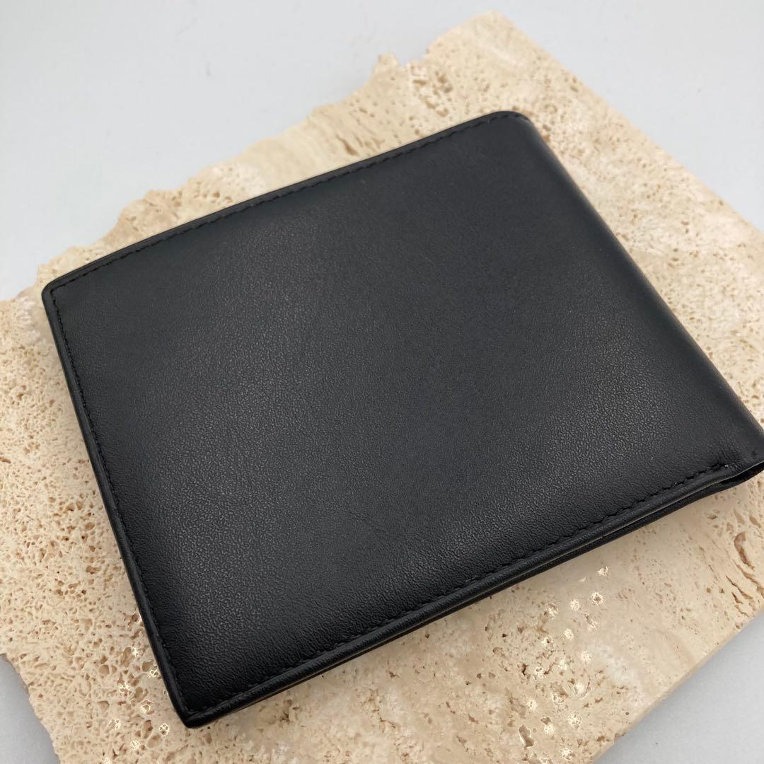 ！極美品！　モンブラン　折り財布　レザー　ブラック