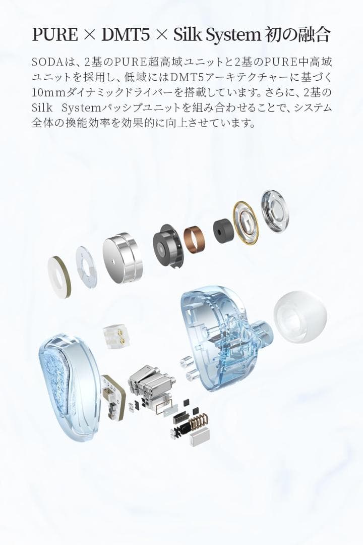 TANCHJIM SODA インイヤー型モニターイヤホン