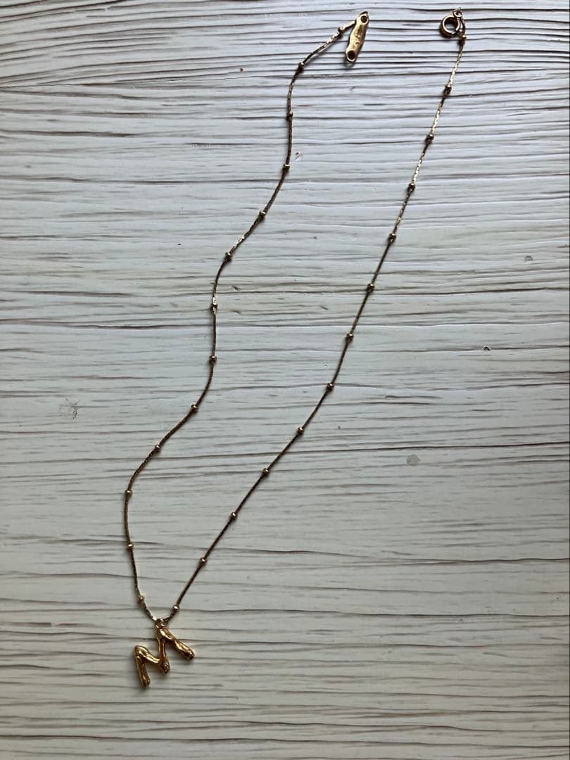 gagan AtoZ ネックレス　18KGP