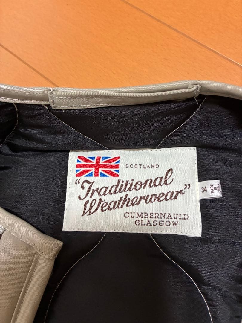 【お値下げしました】トラディショナルウェザーウェア アークリーロングZIP 34