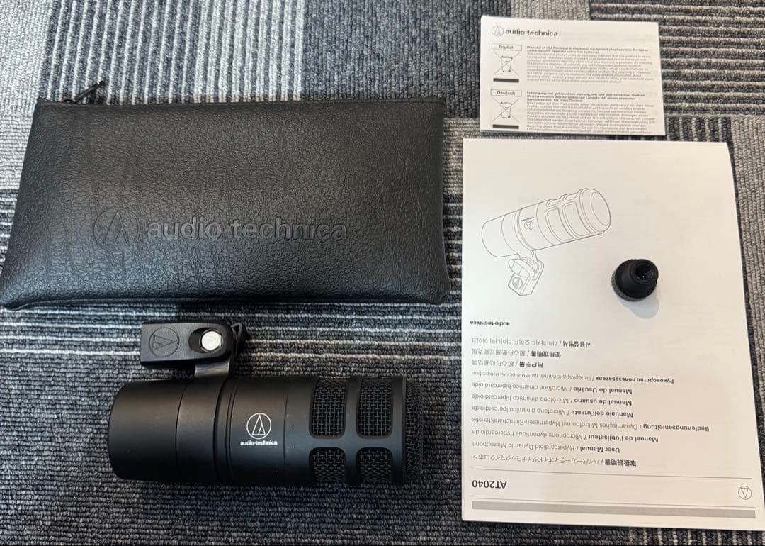 オーディオテクニカ　AT2040 ダイナミックマイク