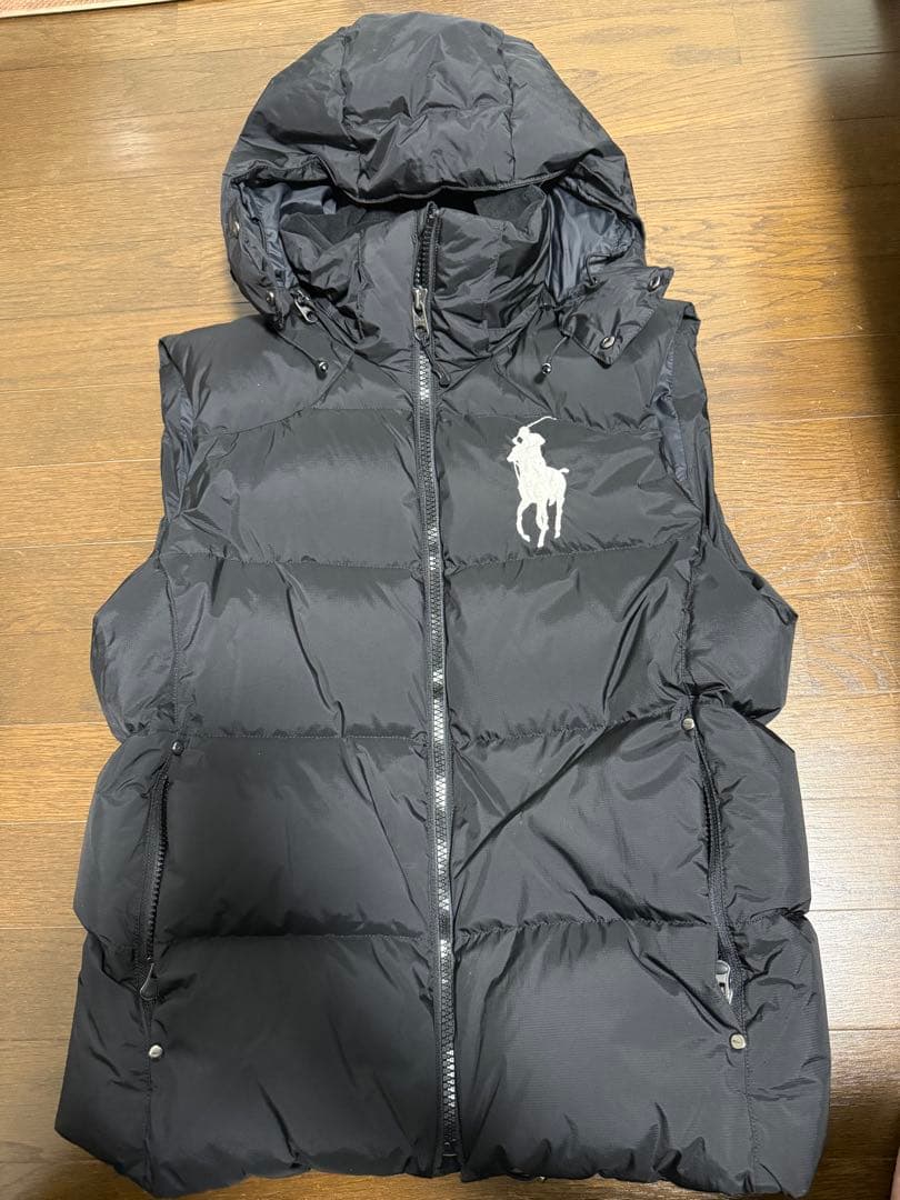 ★美品★正規品　ポロ ラルフローレン ダウンベスト 黒　即日配送