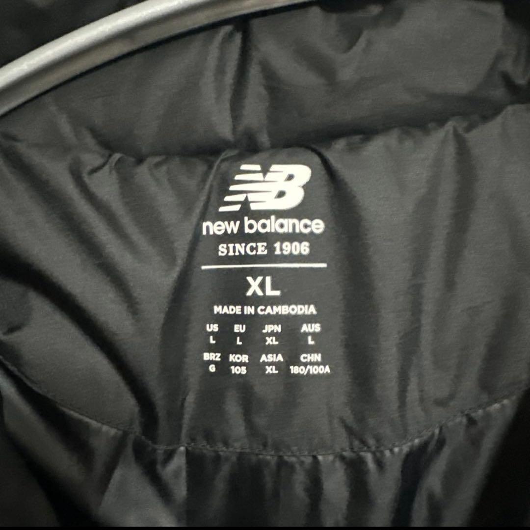 美品　ニューバランス ベンチコート　メンズ　ブラック　XL