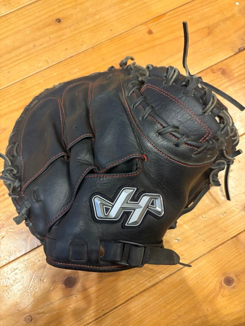 ハタケヤマPRO-JC8キャッチャーミット　黒　即戦力　少年用