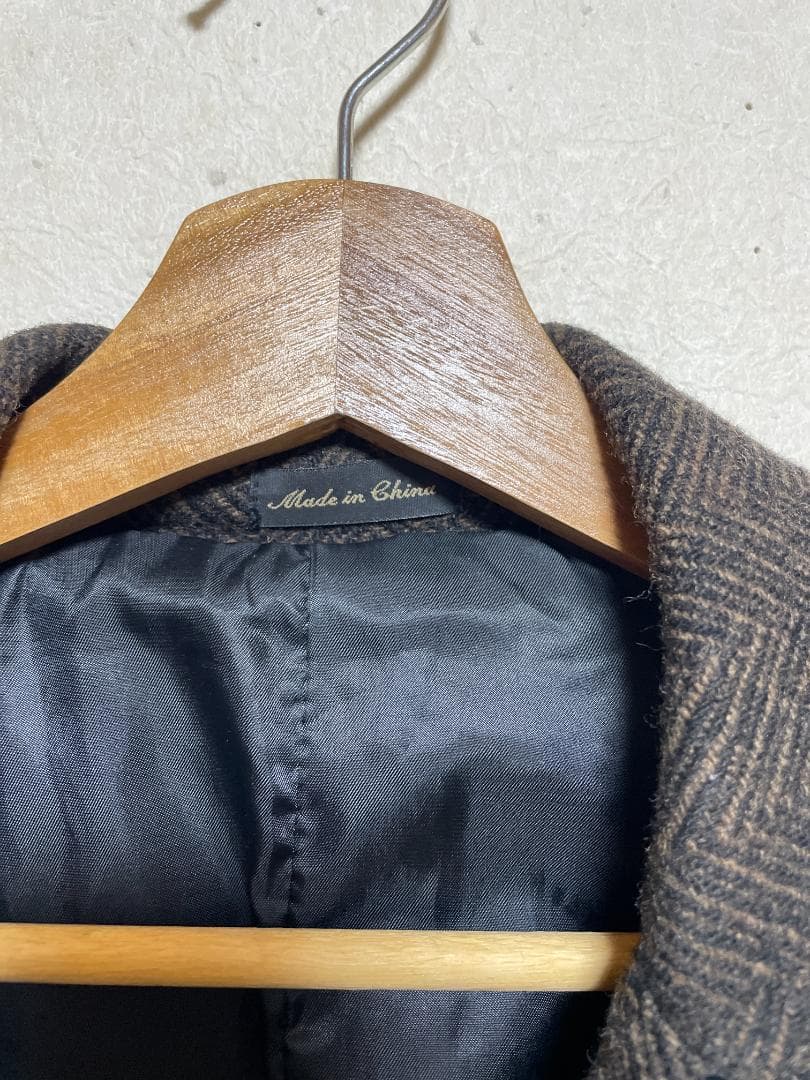 [美品]RRL（Double RL）ヘリンボーン ツイード テーラードジャケット