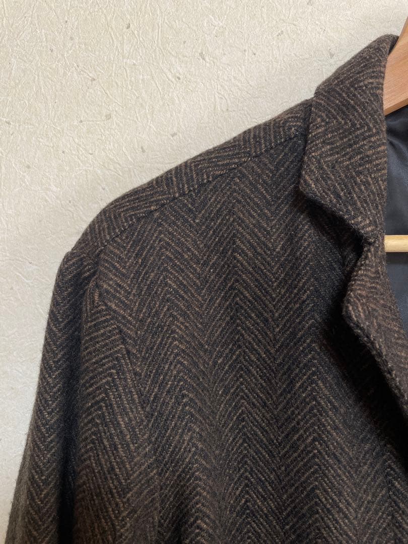[美品]RRL（Double RL）ヘリンボーン ツイード テーラードジャケット