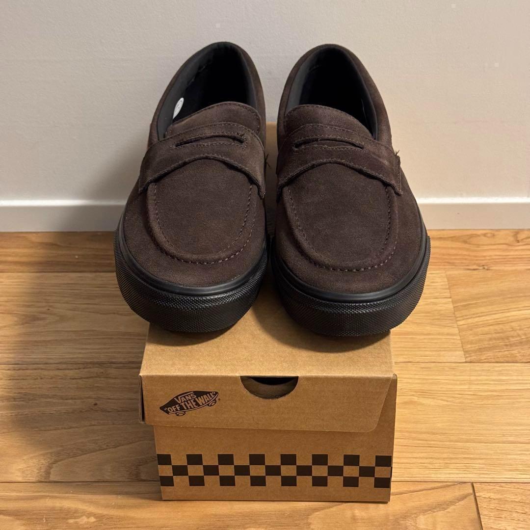 VANS バンズ ヴァンズ ローファー スエード ブラウン 24.0cm a2