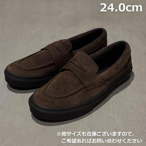 VANS バンズ ヴァンズ ローファー スエード ブラウン 24.0cm a2