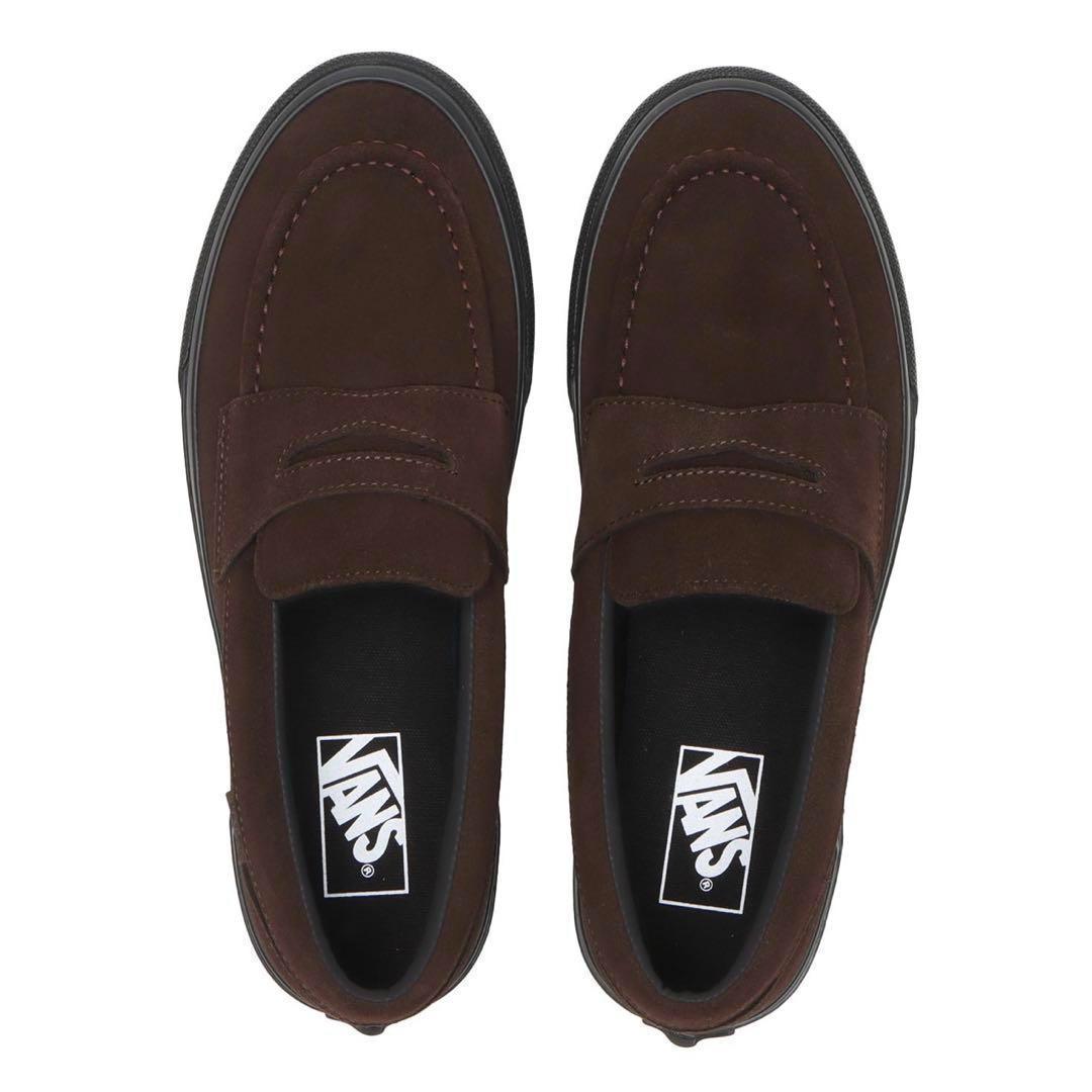 VANS バンズ ヴァンズ ローファー スエード ブラウン 24.0cm a2