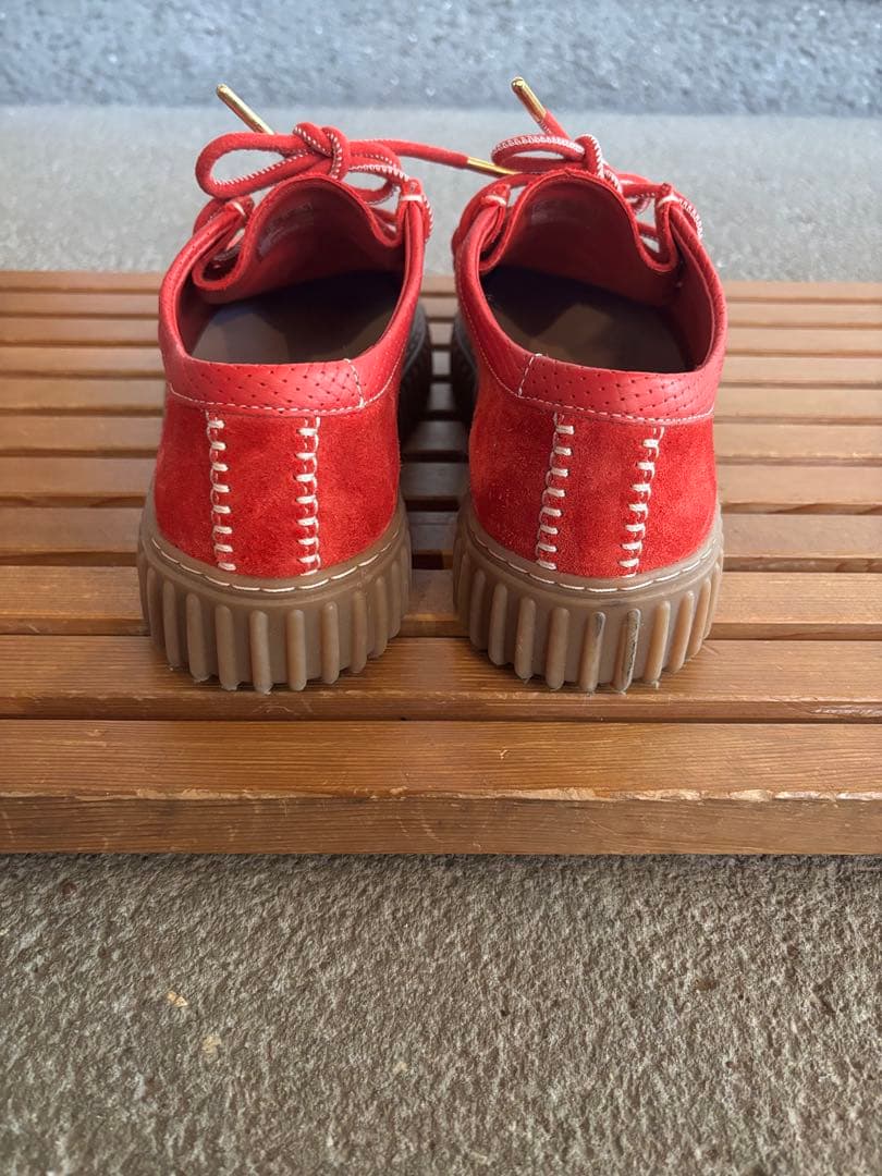 Clarksクラークス　トーヒル レッド