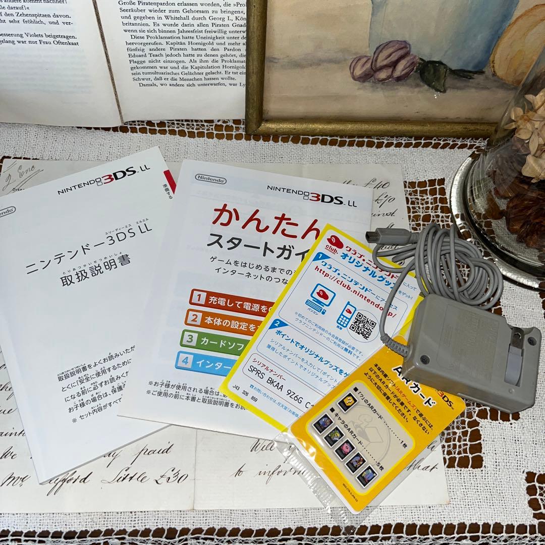 ニンテンドー3DS LL ブルー×ブラック　箱付き　取り扱い説明書あり　任天堂