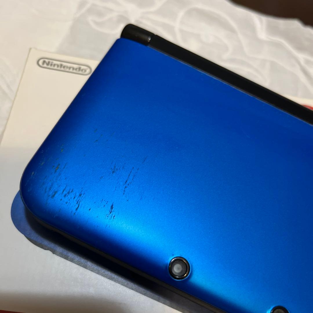 ニンテンドー3DS LL ブルー×ブラック　箱付き　取り扱い説明書あり　任天堂