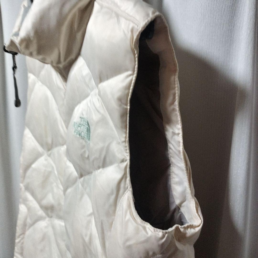 ノースフェイス レディース キルティング グースダウン ベスト Mドローコード有