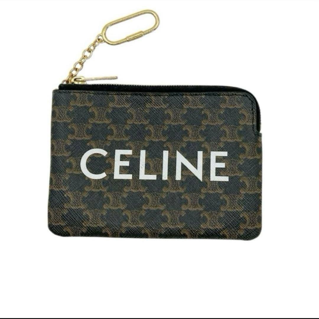 美品✨CELINE セリーヌ ケース トリオンフ　総柄 ロゴ刻印 正規品