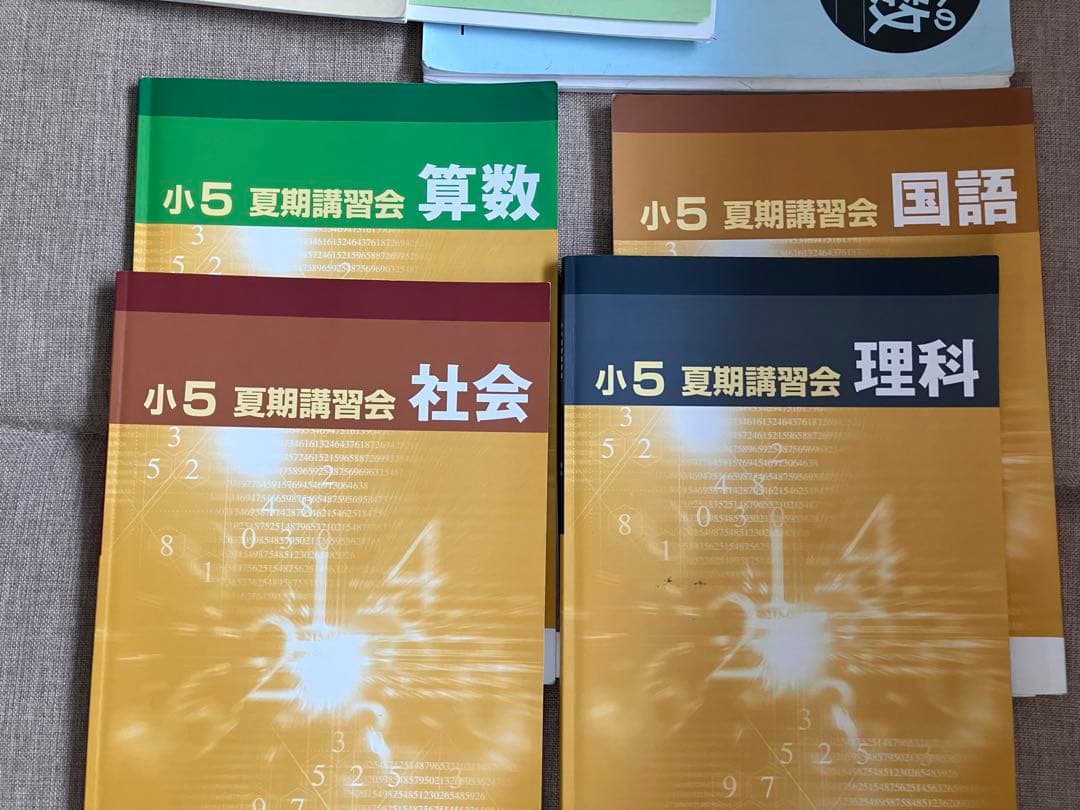 2026年受験済早稲田アカデミー小5 夏期講習会四科