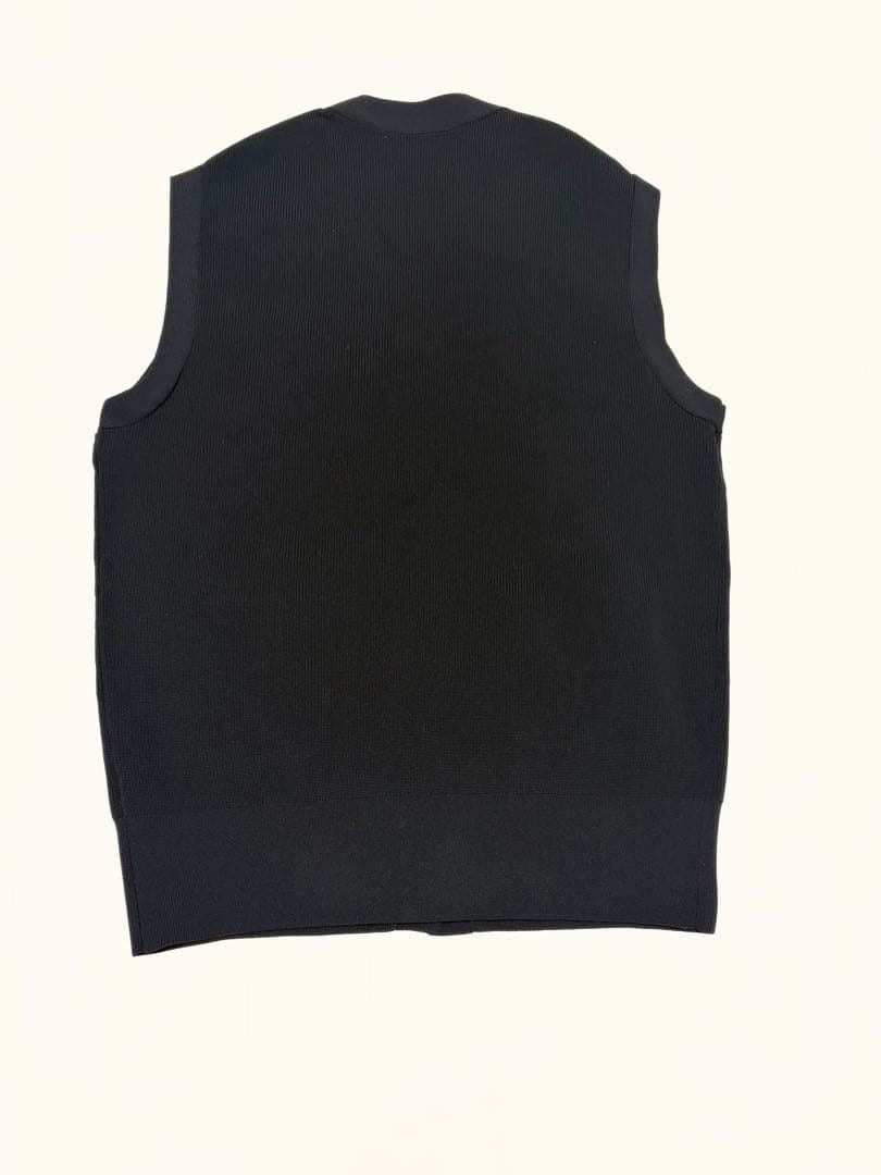 【完売品】ADAM ET ROPE' アダムエロペ ミドルニットジレ ブラック