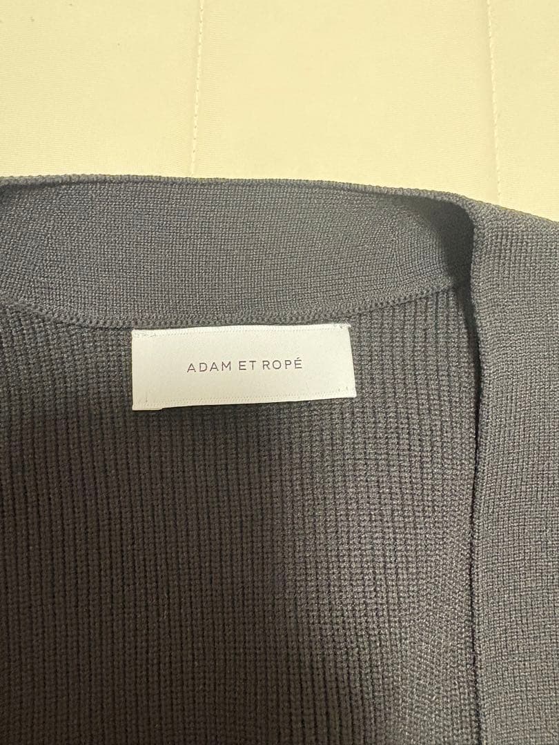 【完売品】ADAM ET ROPE' アダムエロペ ミドルニットジレ ブラック