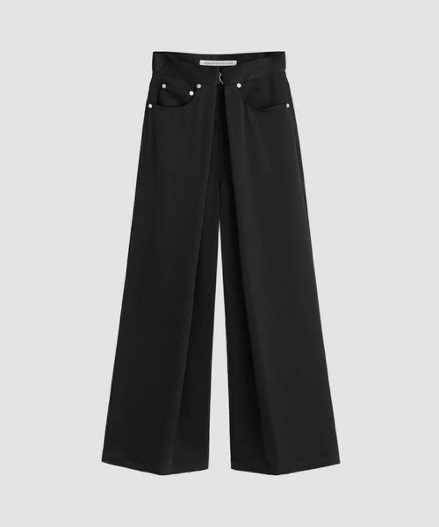 JOHN LAWRENCE SULLIVAN サテンワイドパンツ