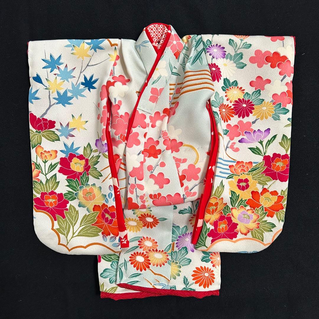 市松人形１２号正絹着物　アンティークドール　ビスクドール