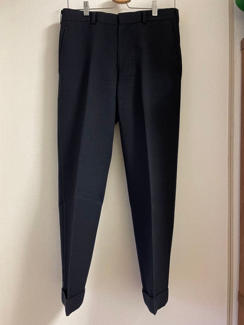 COMME des GARÇONS オムドゥ ネイビーストレッチスーツ Sサイズ