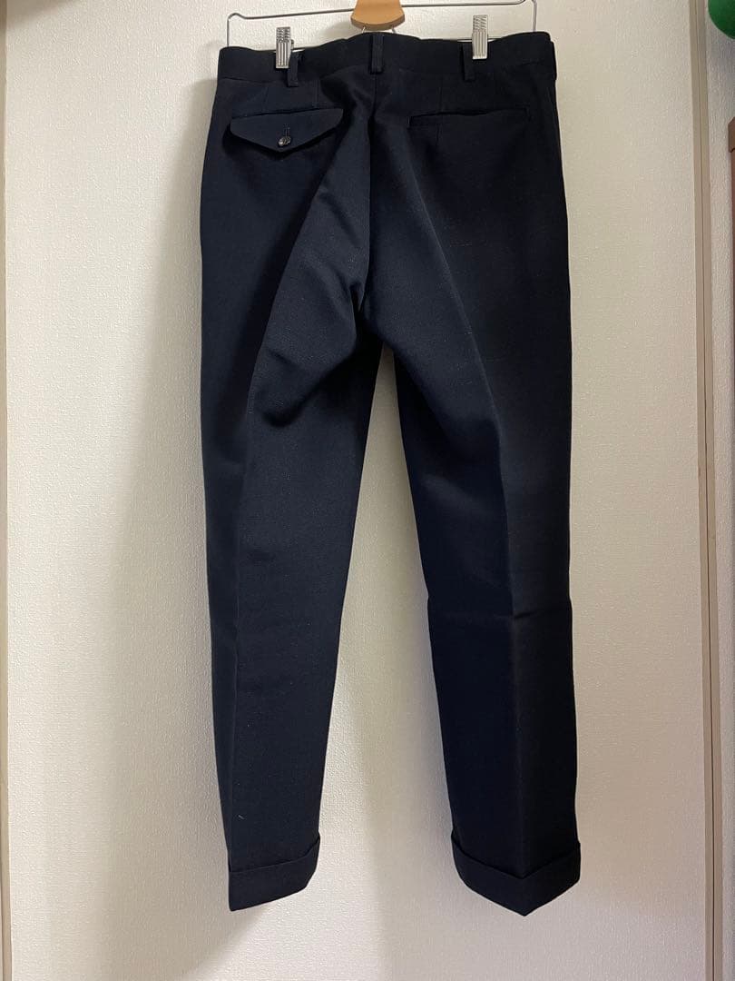 COMME des GARÇONS オムドゥ ネイビーストレッチスーツ Sサイズ