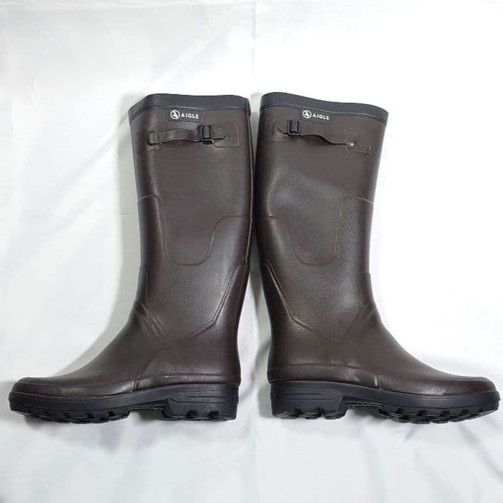 AIGLE レインブーツ BENYL M ブラウン 44