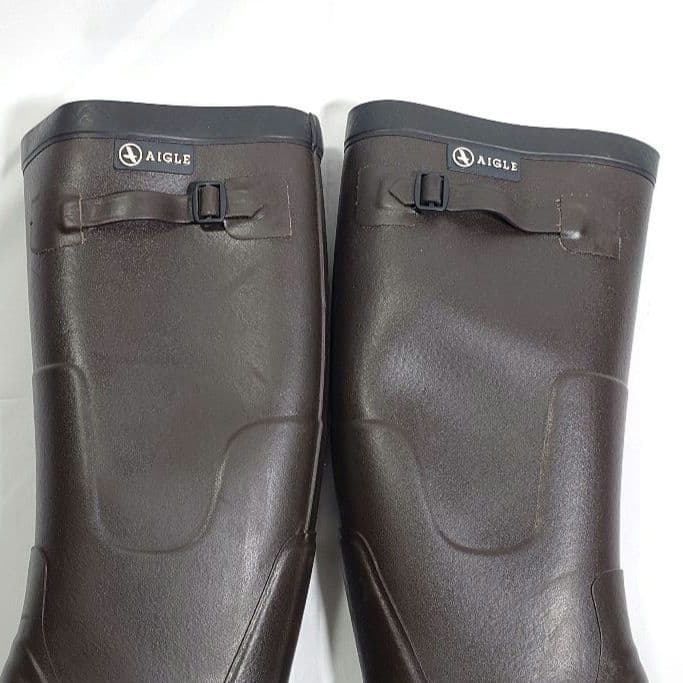 AIGLE レインブーツ BENYL M ブラウン 44
