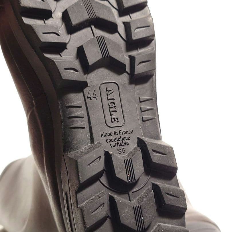 AIGLE レインブーツ BENYL M ブラウン 44