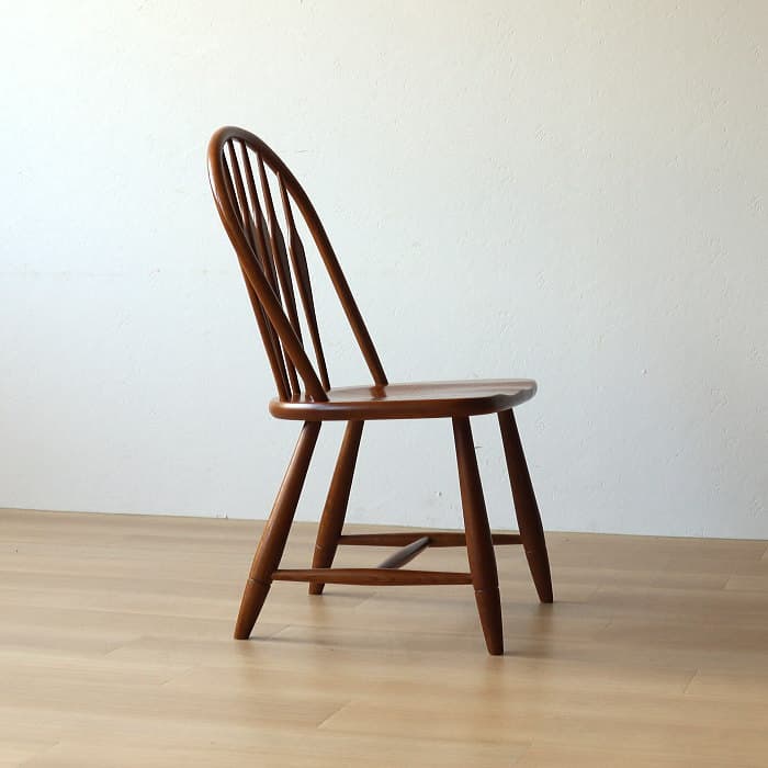 アンティーク 柏木工 ウィンザーチェア ナラ材 古家具 無垢材④