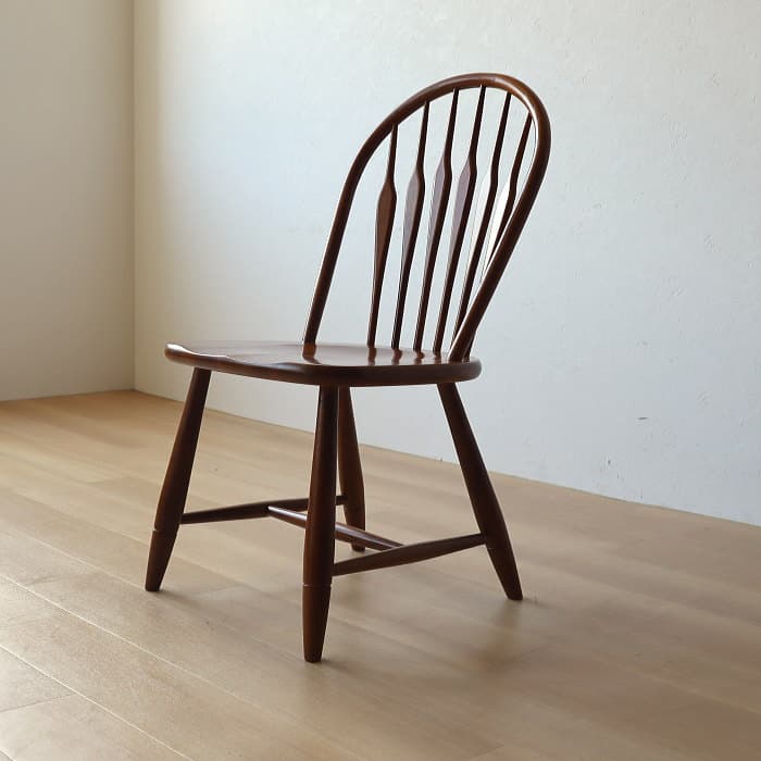 アンティーク 柏木工 ウィンザーチェア ナラ材 古家具 無垢材④