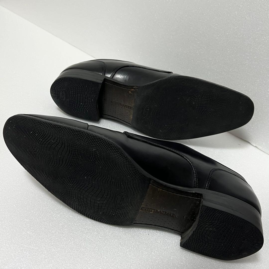 極美品✨️シェットランドフォックス 革靴 ダブルモンク ストラップ 黒 ストレート