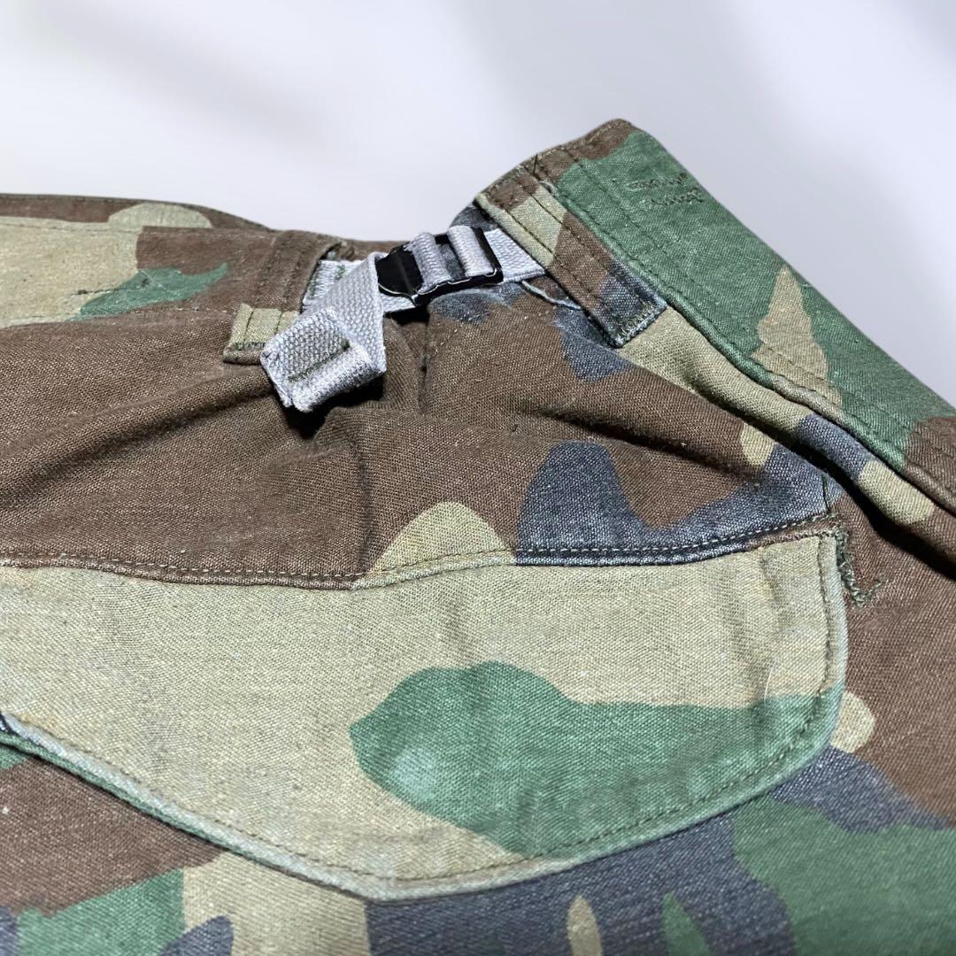 米軍実物 80s 初期型 BDU ウッドランドカモ TALON ZIP